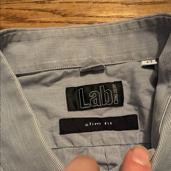 Pal Zileri Light and Dark Blue Dress Shirts - Picture 5 of 17